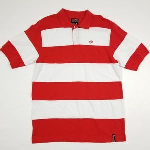 Classic Southpole Striped Polo "SP" Embroidered XL